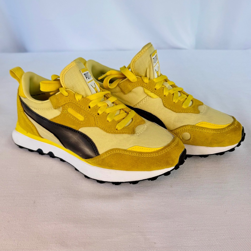 PUMA x Pokemon Pikachu Rider FV Sneakers 387814-01 Youth 5.5Y Womens 7 EU 37.5